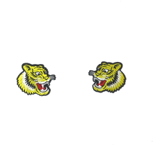 Load image into Gallery viewer, 2 Tiger Head Embroidered Applique Patches
