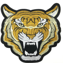 Load image into Gallery viewer, Large Tiger Head Embroidered Applique Patch

