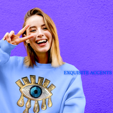 Load image into Gallery viewer, Evil Eye Sequin Applique Patch
