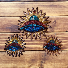 Load image into Gallery viewer, Spaceship UFO Sequin Patch
