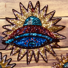 Load image into Gallery viewer, Spaceship UFO Sequin Patch
