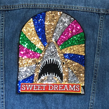 Load image into Gallery viewer, Shark Sequin Applique Patch
