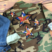 Load image into Gallery viewer, 4 Stars  Sequin Star Applique Patch
