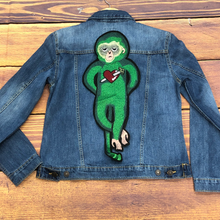 Load image into Gallery viewer, Green Monkey  applique Patch
