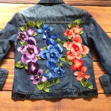 Load image into Gallery viewer, Beautiful Large Flower  Appliqué Patch
