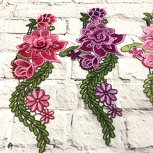 Load image into Gallery viewer, Beautiful Large Flower  Appliqué Patch

