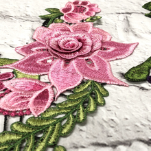 Load image into Gallery viewer, Beautiful Large Flower  Appliqué Patch
