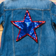 Load image into Gallery viewer, Sequin  Star Applique Patch
