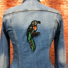 Load image into Gallery viewer, Large Handmade Parrot Bird Appliqué Patch
