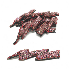 Load image into Gallery viewer, Lightning  Crystal Embellished Appliqué Patche
