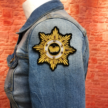 Load image into Gallery viewer, Crown  Handmade Crystal Rhinestone and Embroidered Appliqué Patch
