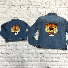 Load image into Gallery viewer, Tiger Head Embroidered Applique Patch
