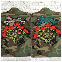 Load image into Gallery viewer, Large Leopard Or Wolf Embroidery Applique Patch
