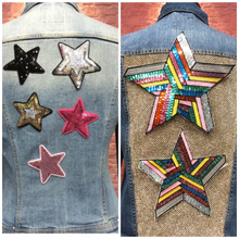 Load image into Gallery viewer, Sequin Star Patch
