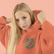 Load image into Gallery viewer, 2 Sacred Heart  Crowned Patch Sew Or Iron On
