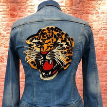 Load image into Gallery viewer, Embroidered Tiger Head Applique Patch
