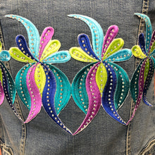 Load image into Gallery viewer, Ladies Hand Custom Denim Jacket
