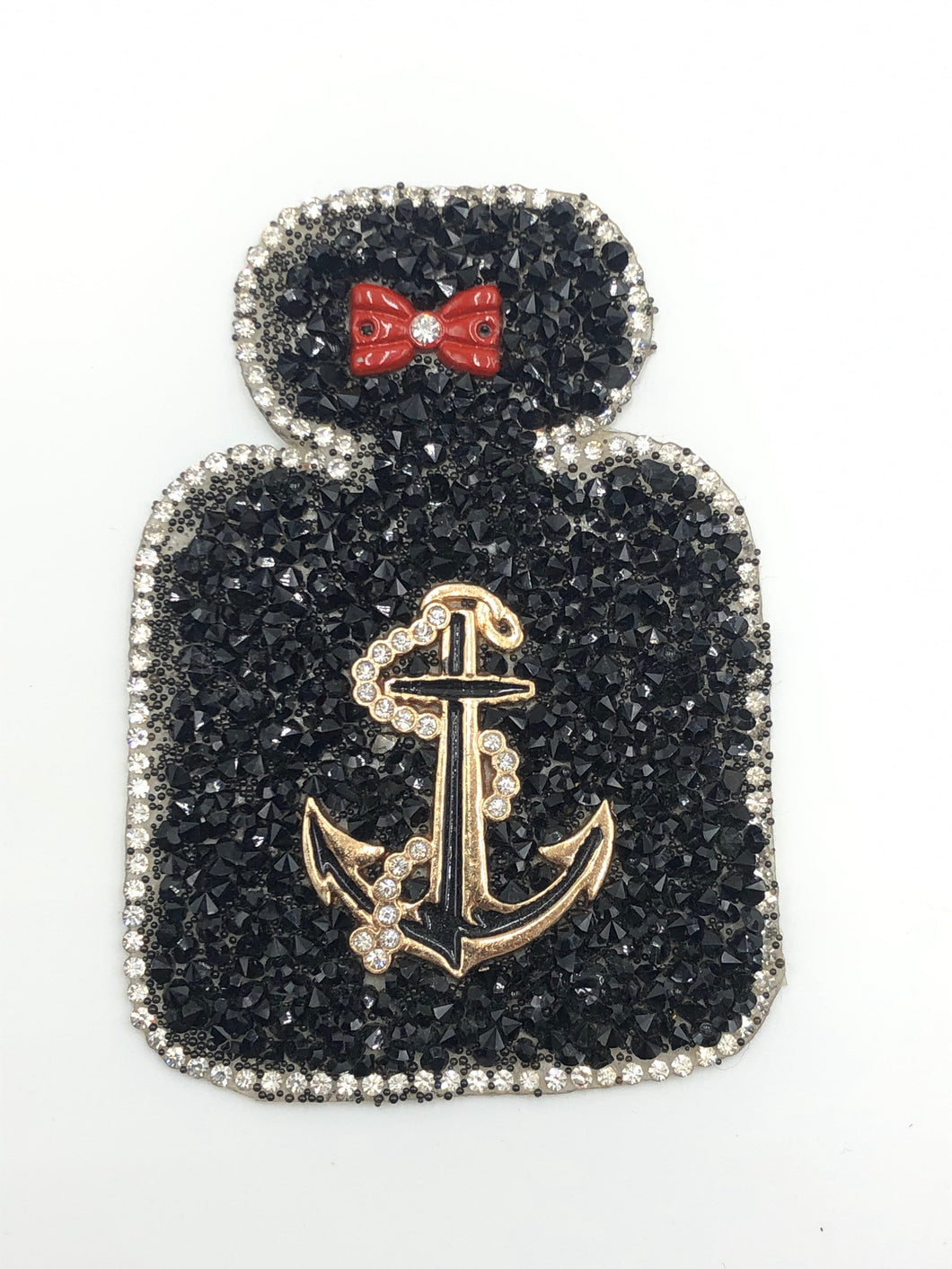 Perfume Bottle  Diamante Rhinestone Applique
