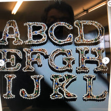 Load image into Gallery viewer, Crystal Beaded Letters
