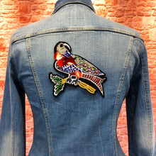 Load image into Gallery viewer, Large Colourful Rhinestone Bird Parrot  Appliqué Patch
