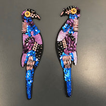 Load image into Gallery viewer, Large Handmade Parrot Bird Appliqué Patch
