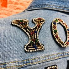 Load image into Gallery viewer, Crystal Beaded Letters
