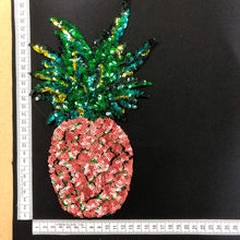 Load image into Gallery viewer, Large Sequin Pineapple Applique Patch
