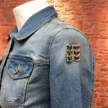 Load image into Gallery viewer, 2 x Military  Army Style Hot Fix Rhinestone Patch

