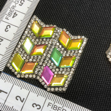 Load image into Gallery viewer, 2 x Military  Army Style Hot Fix Rhinestone Patch
