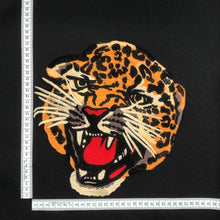 Load image into Gallery viewer, Leopard Embroidered Head Applique Patch
