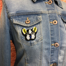 Load image into Gallery viewer, Handmade Beaded Pug Dutch Mastiff Dog  Applique Patch
