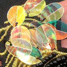 Load image into Gallery viewer, Crystal Glitter Beaded Tear Eye Rooster  Applique Patch
