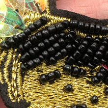 Load image into Gallery viewer, Crystal Glitter Beaded Tear Eye Rooster  Applique Patch

