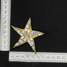 Load image into Gallery viewer, Star Jewelled Beaded Applique  Patch
