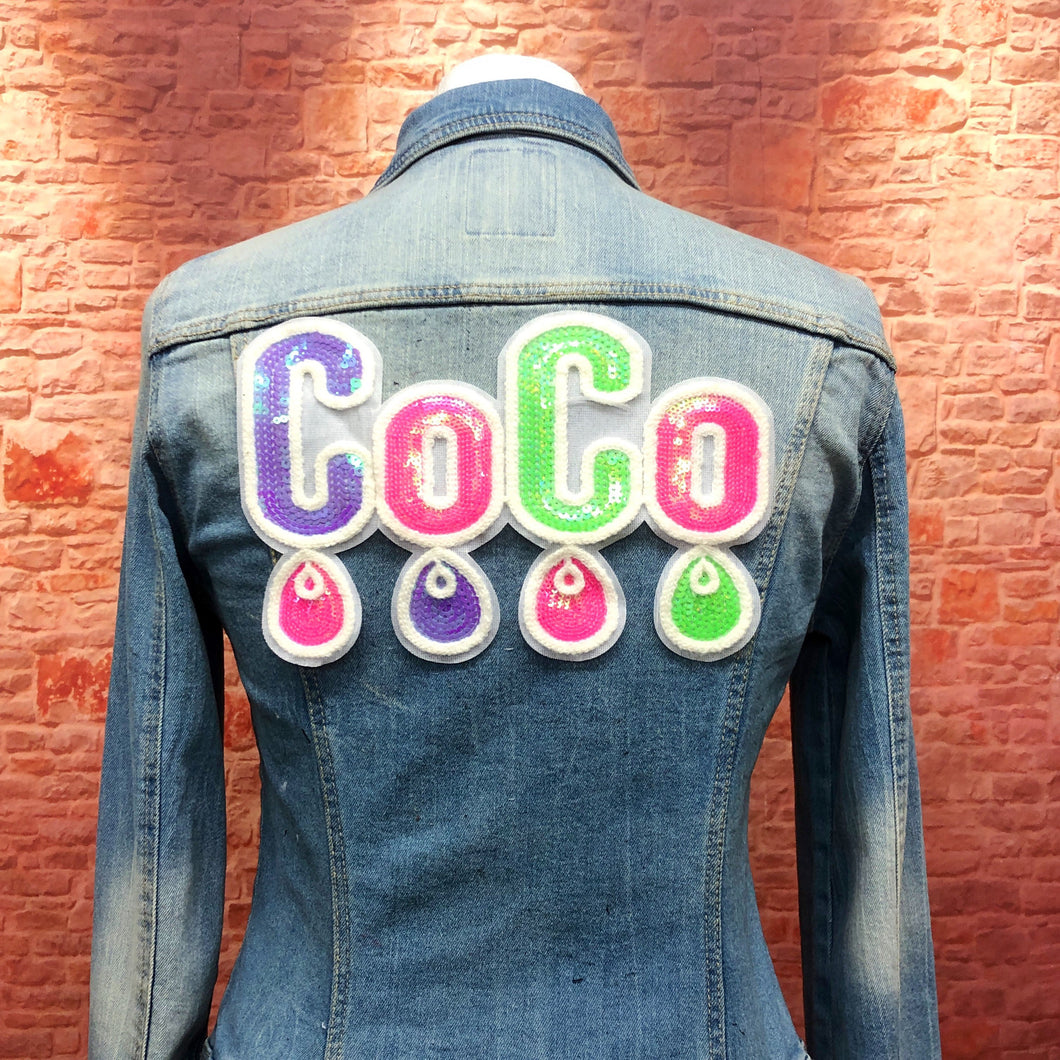 Sequin Coco Applique Patch