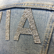 Load image into Gallery viewer, Rhinestone Letters  Iron on Hotfix Crystal Applique  Patch
