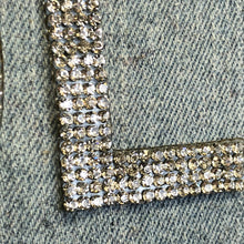 Load image into Gallery viewer, Rhinestone Letters  Iron on Hotfix Crystal Applique  Patch
