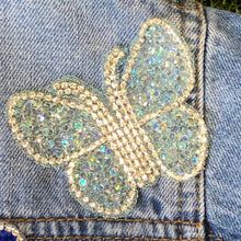 Load image into Gallery viewer, Butterfly  Crystal Decal Iron On Patch
