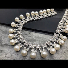 Load image into Gallery viewer, 8mm Bling Rhinestone Pearl Diamond DIY Hand Sew  Neckline Accessories

