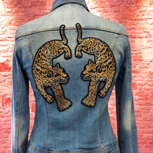 Load image into Gallery viewer, 2 Large Piece Leopard Applique Patches
