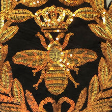 Load image into Gallery viewer, Large Sequin Bee Applique Patch
