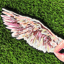 Load image into Gallery viewer, Large Embroidered Lips With Wings Applique Patch
