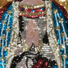 Load image into Gallery viewer, Extra Large Sequin Fairy Virgin Mary Baby Angel Wings  Applique Patch
