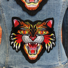 Load image into Gallery viewer, Tiger Embordered Applique Patch in 5 Sizes
