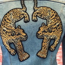 Load image into Gallery viewer, 2 Large Piece Leopard Applique Patches
