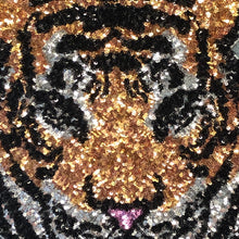 Load image into Gallery viewer, Tiger Head  Sequin Applique Patch
