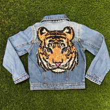 Load image into Gallery viewer, Tiger Head  Sequin Applique Patch
