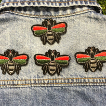 Load image into Gallery viewer, 4 Piece Bumblebee  Applique Patches
