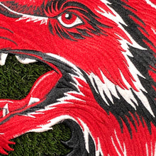 Load image into Gallery viewer, Red Wolf Head Embroidered Applique Patch
