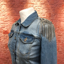 Load image into Gallery viewer, Epaulets Handmade  Diamond Embellishment Tassel Shoulder Decoration
